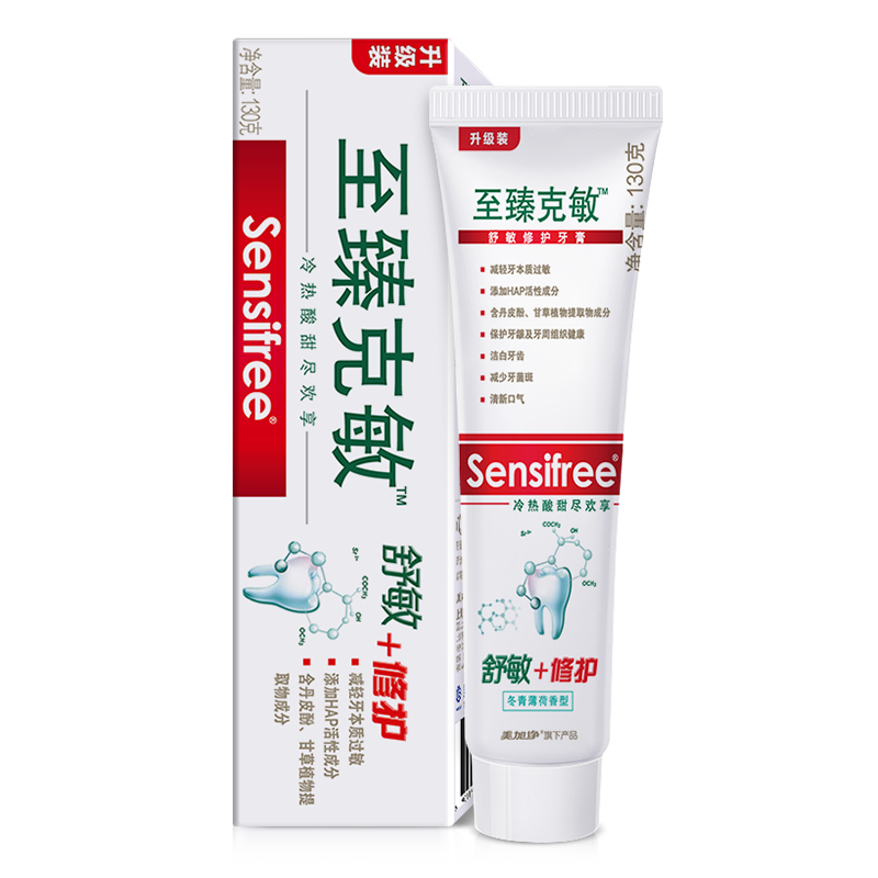 舒敏修護(hù)<br>含丹皮酚、氯化鍶<br>減輕牙本質(zhì)敏感
